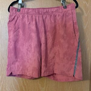 Men’s Skora 7” Pink Qwick-Dry Running Shorts